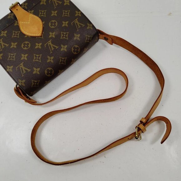 Authentic Louis Vuitton Cartouchiere MM Monogram Shoulder Bag LCMON260-112025 - Picture 4 of 9